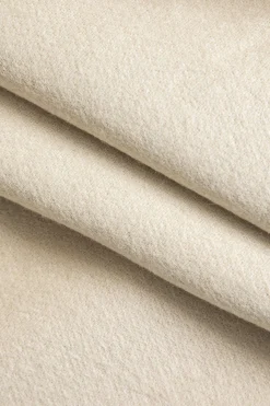 MICAS Outerwear|Outerwear-Contrast Trim Belted Wrap Coat KHAKI