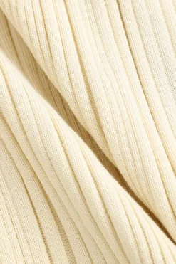 MICAS Knitwear|Knit Dresses-Contrast Trim Button Down Knitted Dress