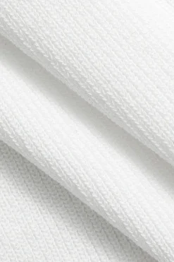 MICAS Vacation Sets|Knit Sets-Contrast V-neck Knit Top And Mini Skirt Set