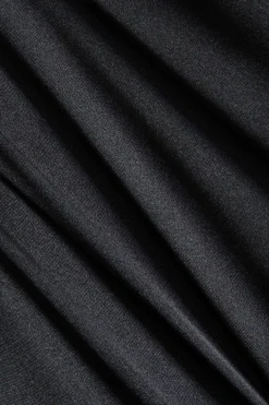 MICAS Maxi Dresses-Corset Cowl Neck High Slit Maxi Dress