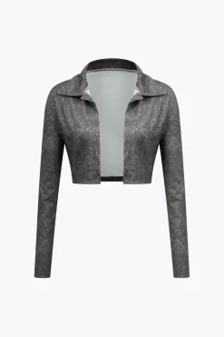 MICAS Skirt Sets-Crop Cami Top And Pleated Mini Skirt Set And Shirt Three-Piece Set BLACK