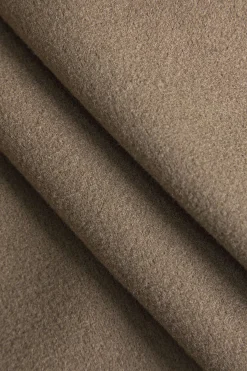 MICAS Outerwear|Outerwear-Cropped Double-Breasted Coat MOCHA