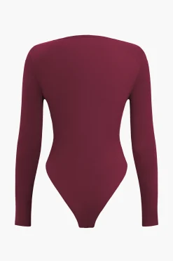 MICAS Bodysuits-Crossed Ruched Bodysuit