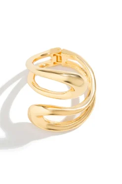 MICAS Bracelets|Accessories-Cut Out Asymmetrical Bracelet