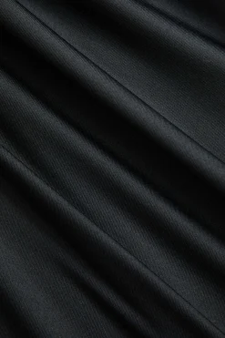 MICAS Skirt Sets-Cutout Bodysuit And High-Slit Skirt Set BLACK