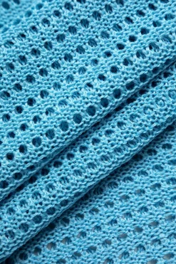 MICAS Knitwear|Knit Dresses-3D Flower Crossed Knit Maxi Dress