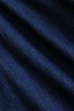 MICAS Outerwear|Outerwear-Denim Pocket Belted Outerwear DARK WASH BLUE