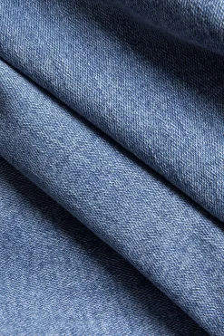 MICAS Skirts-Denim Ruffle Skirt BABY BLUE