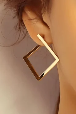 MICAS Earrings|Accessories-Diamond-Shaped Earrings GOLD