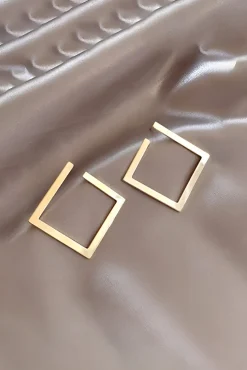 MICAS Earrings|Accessories-Diamond-Shaped Earrings GOLD