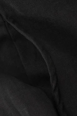 MICAS Pants-Draped Wrap Straight Leg Suit Pants BLACK