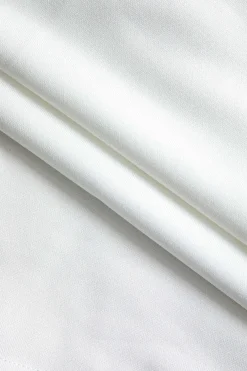 MICAS Pants-Drawstring Casual Trousers WHITE