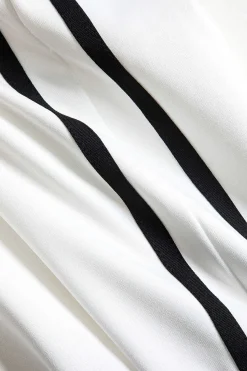 MICAS Pants-Drawstring Casual Trousers WHITE