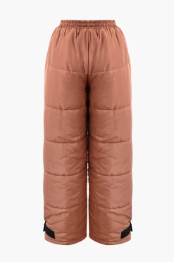 MICAS Pants-Drawstring Waist Puffer Pants