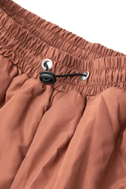 MICAS Pants-Drawstring Waist Puffer Pants
