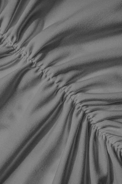 MICAS T-Shirts-DRINK LOVE RELAX REPEAT Letter Print Ruched Cut Out T-shirt