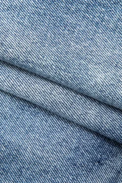 MICAS Skirts-Faded Pocket Denim Mini Skirt