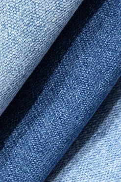 MICAS Shorts-Faded Pocket Denim Shorts LIGHT WASH BLUE