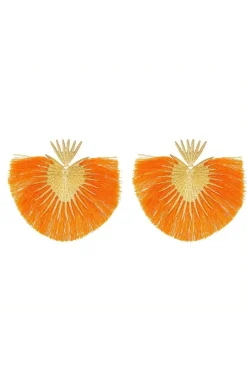 MICAS Earrings|Accessories-Fan-shaped Tassel Earrings
