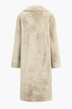 MICAS Outerwear|Outerwear-Faux Fur Coat BEIGE