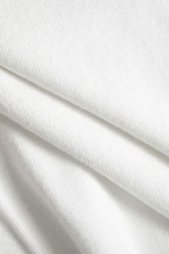 MICAS Long Sleeve Tops|Long Sleeves Tops-Faux Fur Patchwork Long-Sleeve Top WHITE