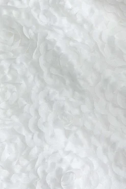 MICAS Mini Dresses-Faux Leather Appliques Sleeveless Mini Dress WHITE