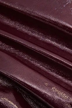 MICAS Outerwear|Outerwear-Faux Leather Drawstring Pocket Jacket