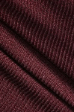 MICAS Skirts-Faux Leather Patchwork Mini Skirt BURGUNDY