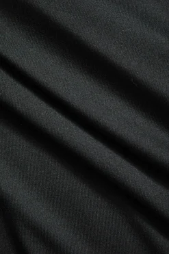 MICAS Skirts-Faux Leather Patchwork Ruched Skirt