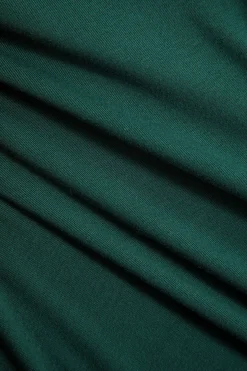 MICAS Long Sleeve Dresses|Mini Dresses-Faux Leather Patchwork Tie Front Round Neck Ruched Mini Dress