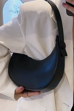 MICAS Bags|Accessories-Faux Leather Shoulder Bag