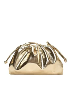 MICAS Bags|Accessories-Faux Leather Tote Bag GOLD