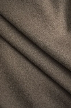 MICAS Outerwear|Outerwear-Fleece Button Patchwork Coat COFFEE