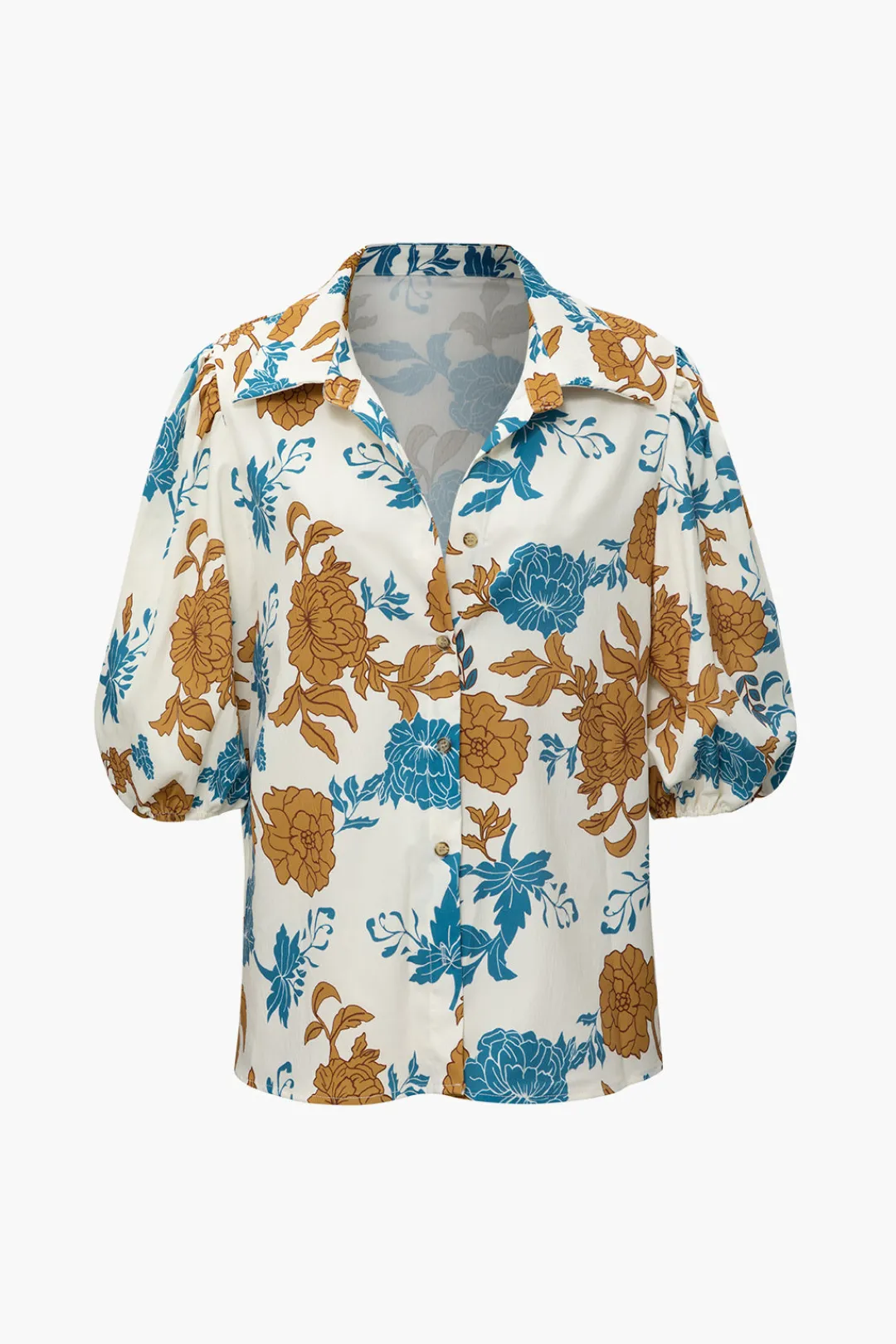 MICAS Short Sets-Floral Bra Top And Pocket Shorts And Shirt 3PC Set MULTICOLOR