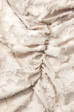 MICAS Midi Dresses-Floral Pattern Asymmetrical Hem Ruched Mermaid Sleeveless Midi Dress