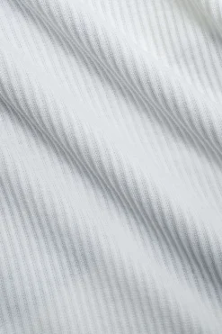 MICAS Long Sleeve Tops|Long Sleeves Tops-Floral Print Asymmetrical Long-Sleeve Top WHITE