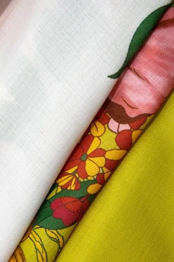 MICAS Pants-Floral Print Drawstring Wide Leg Pants MULTICOLOR