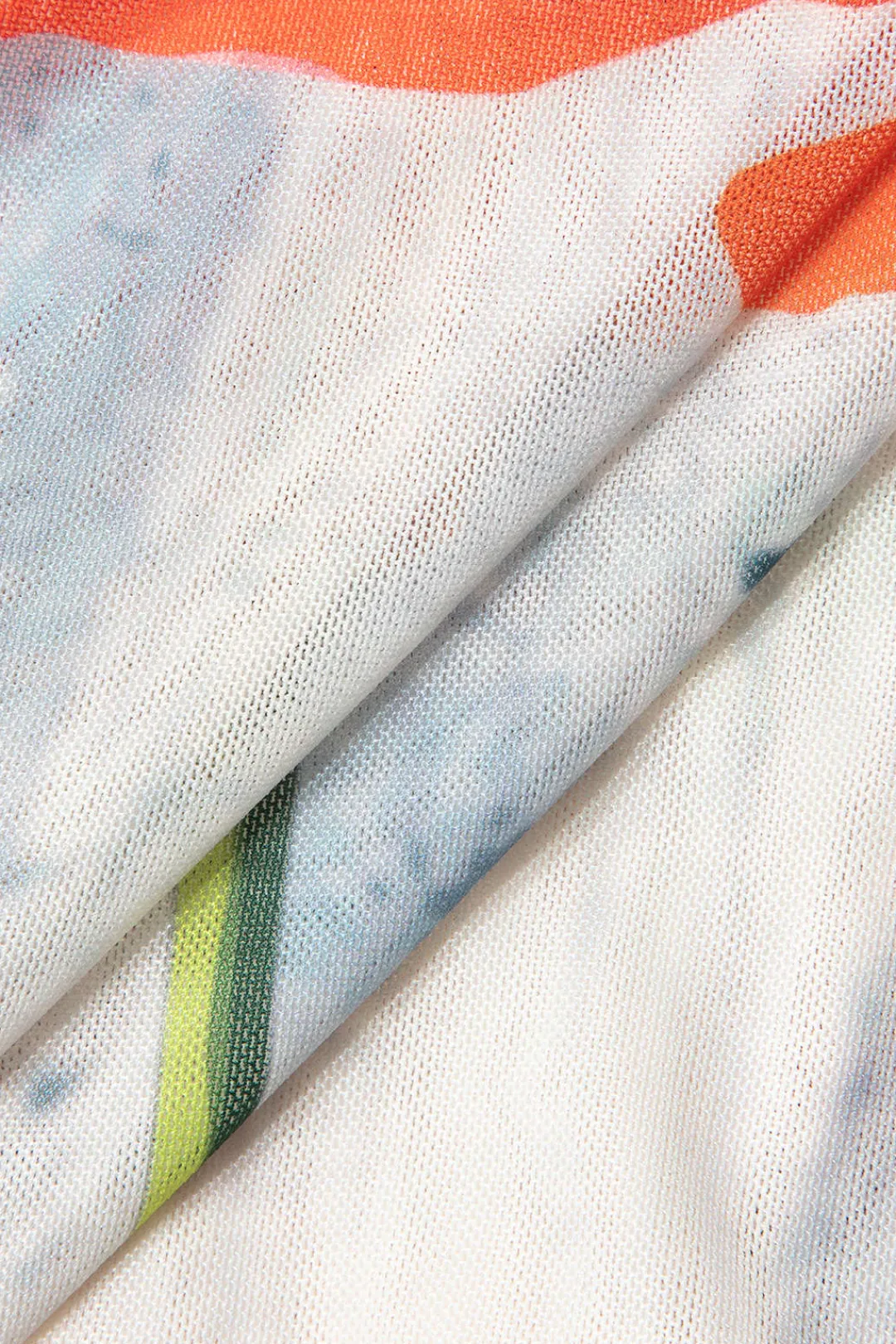 MICAS Mini Dresses-Floral Print Ruffle Backless V-neck Halter Mini Dress Contrast Color