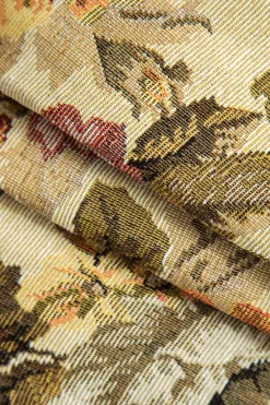 MICAS Mini Dresses-Floral Print Strapless Patchwork Slit Mini Dress KHAKI