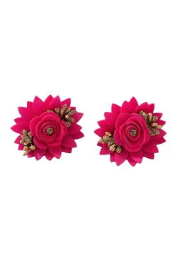 MICAS Earrings|Accessories-Flower Decor Earrings