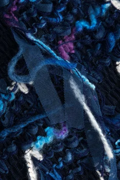 MICAS Tube Tops-Fringe Mesh Tube Top