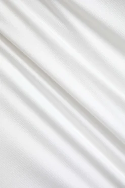 MICAS Skirts-Fringe Mini Skirt WHITE