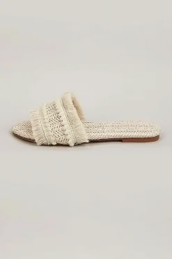 MICAS Shoes|Shoes-Fringe Slippers