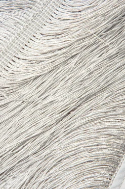 MICAS Mini Dresses-Fringe V-neck Mini Dress