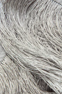 MICAS Mini Dresses-Fringe V-neck Mini Dress