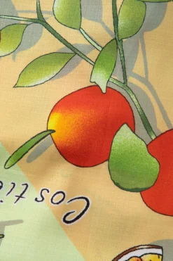 MICAS Blouses & Shirts-Fruit Print Short-Sleeve Shirt YELLOW