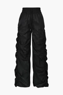 MICAS Cargo Pants|Pants-Gathered Drawstring Wide Leg Cargo Pants