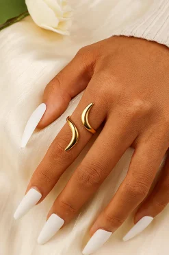 MICAS Accessories-Geometric Open Ring GOLD