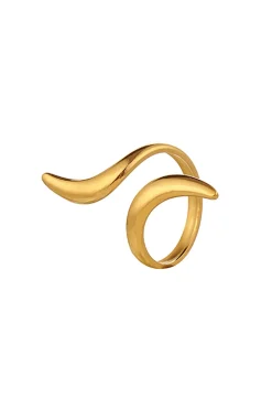 MICAS Accessories-Geometric Open Ring GOLD