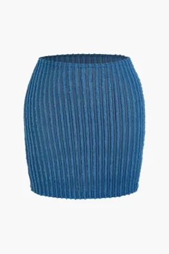 MICAS Skirt Sets|Vacation Sets-Halter Neck Backless Tank Top And Mini Skirt Set